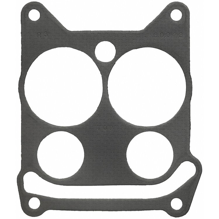 CARBURETOR MOUNT GASKET; 1967 GM L6 230CI 3.8L SOHC Pontiac; 1967-1966 AV V8 327CI 5.3L Chevrolet; 1