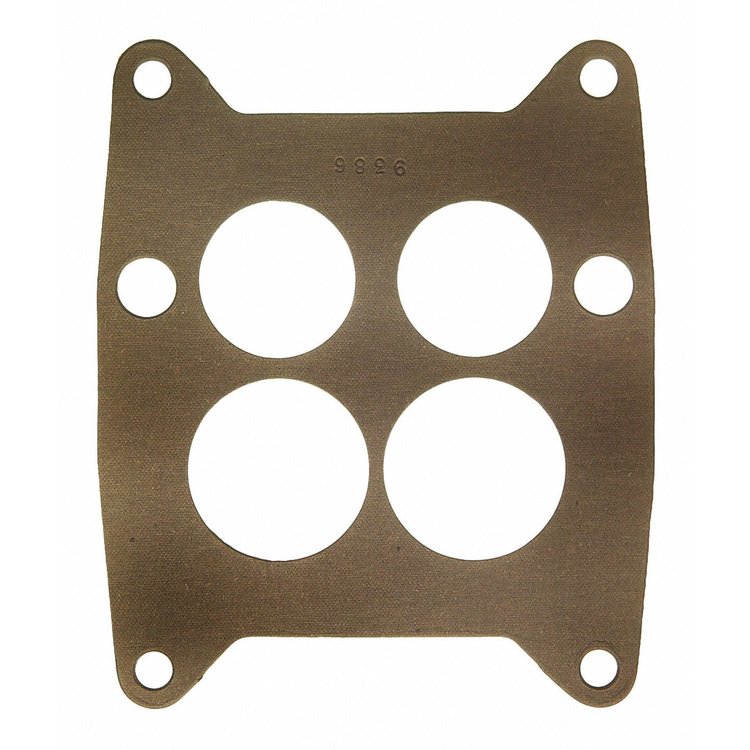 CARBURETOR MOUNT GASKET; 1963-1961 GM L4 195CI 3.2L Pontiac; 1957 GM V8 347CI 5.7L Pontiac; 1958 GM