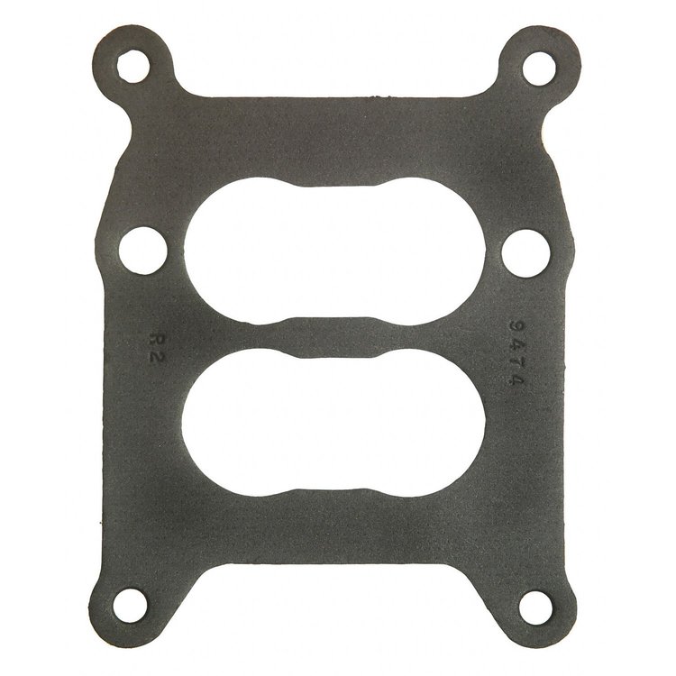 CARBURETOR MOUNT GASKET; 1957-1955 GM V8 265CI 4.3L Chevrolet; 1961-1957 GM V8 283CI 4.6L Chevrolet;