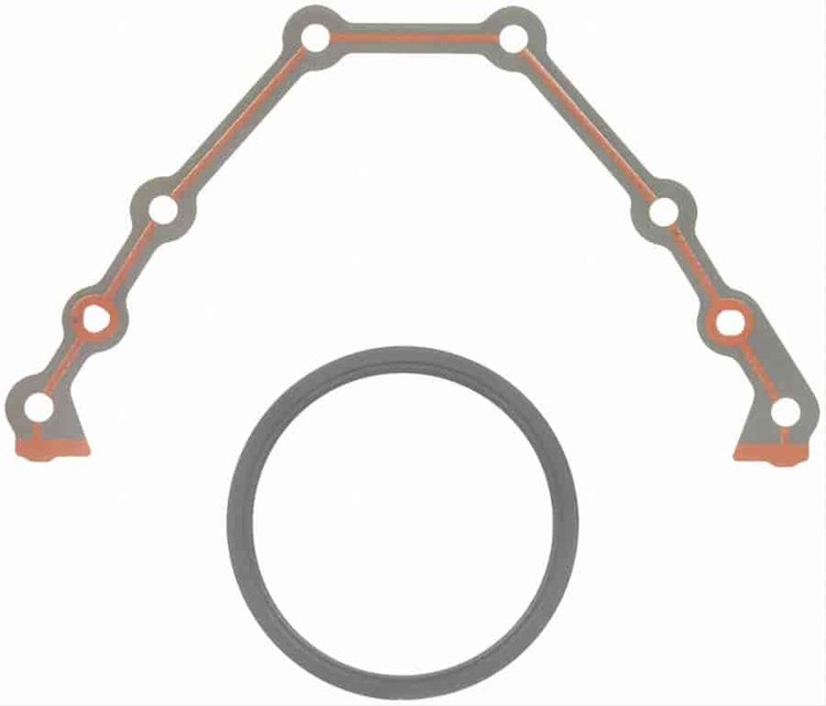 Rubber 1-Piece Rear Main Seal Gasket for 1987-2002 Buick, Chevy, Oldsmobile and Pontiac Vehicles