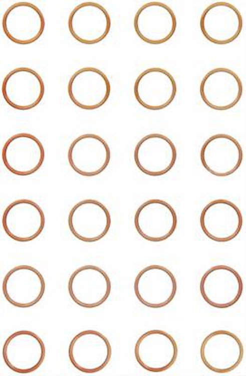 PUSH ROD TUBE SEAL SET; 1961-1960 GM H6 140CI 2.3L Corvair; 1963-1961 GM H6 145CI 2.4L Corvair; 1963