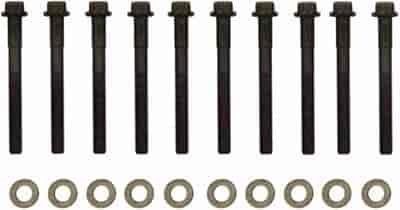 Alloy Steel Cylinder Head Bolt Set, M10 x 1.25 Thread for 1990-2001 Toyota Vehicles