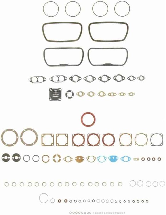 FULL SET; 1966 VW H4 1285cc 1.3L OHV; 1969-1967 VW H4 1493cc 1.5L OHV; 1969-1963 VWI H4 1493cc 1.5L