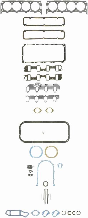 FULL SET 1960-1958 FO V8 383CI 6.3L 1958 FO V8 410CI 6.7L Bore 4.2000 1960-1958 FO V8 430CI 7.0L