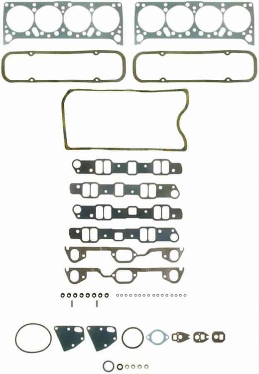 HEAD SET; 1977-1968 GM V8 350CI 5.7L Pontiac; 1967 GM V8 400CI 6.6L Pontiac; 1970-1968 GM V8 400CI 6