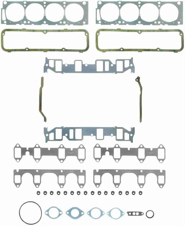 HEAD SET; 1959-1958 FO V8 332CI 5.4L Bore 4.0000; 1963-1960 FOT L/D V8 332CI 5.4L Bore 4.0000; 1967-