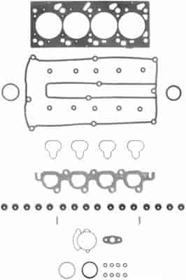 HEAD SET 1999-1998 FO L4 1988cc 2.0L DOHC 16 Valve