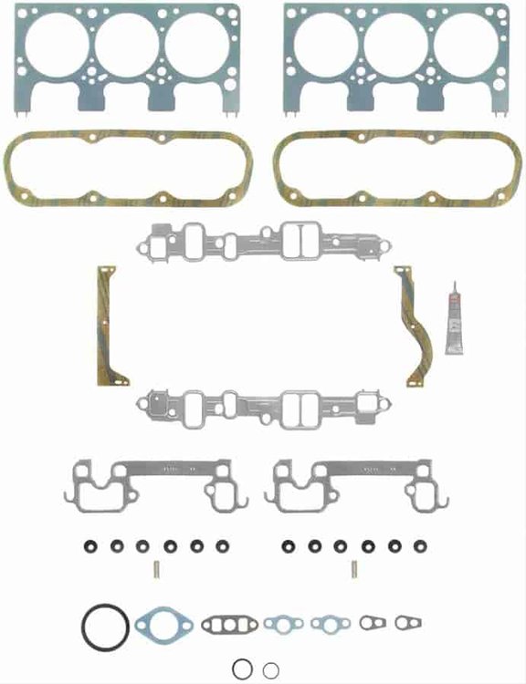 HEAD SET 1989-1987 DT L/D V6 239CI 3.9L OHV 12 Valve