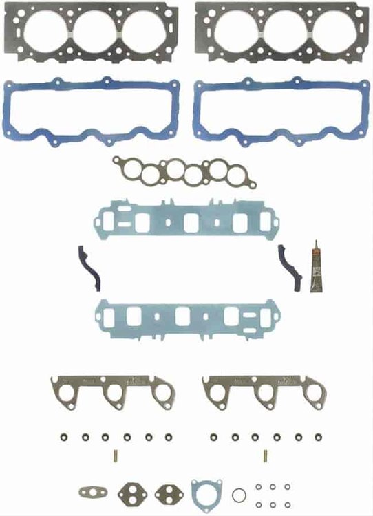 HEAD SET 1990-1986 FO V6 183CI 3.0L OHV