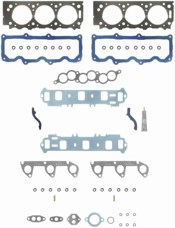 HEAD SET 1990-1986 FOT L/D V6 183CI 3.0L OHV 1991 FOT L/D V6 183CI 3.0L OHV