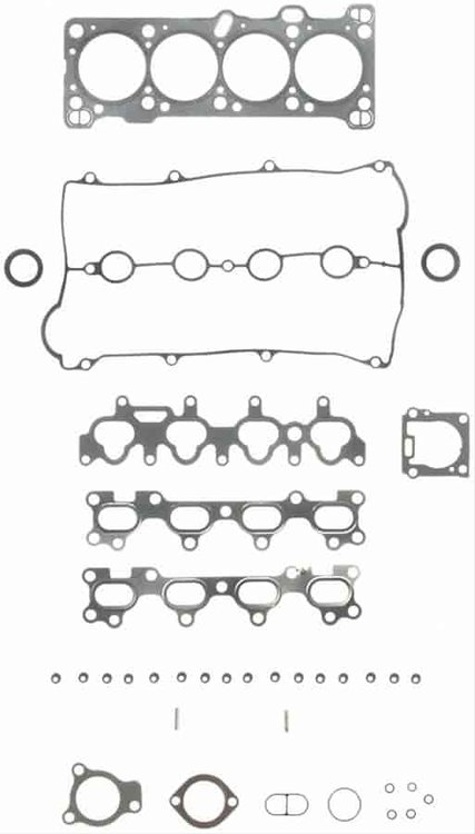 HEAD SET 1997-1995 KIA L4 1597cc 1.6L DOHC 16 Valve 1993-1990 MZ L4 1597cc 1.6L DOHC 16 Valve