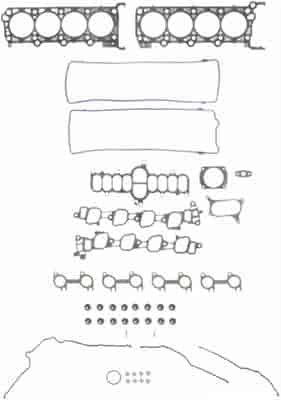 HEAD SET 2000 FOT L/D V8 281CI 4.6L SOHC 16 Valve