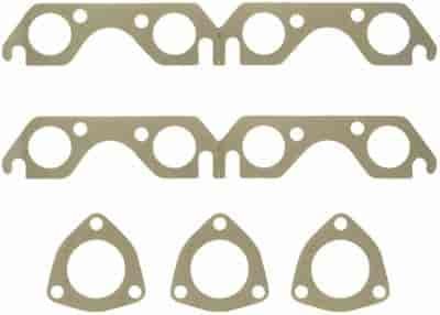 EXH MANIFOLD GASKET; 1955-1954 GM V8 264CI 4.3L Buick; 1956-1953 GM V8 322CI 5.3L Buick; 1959-1956 G