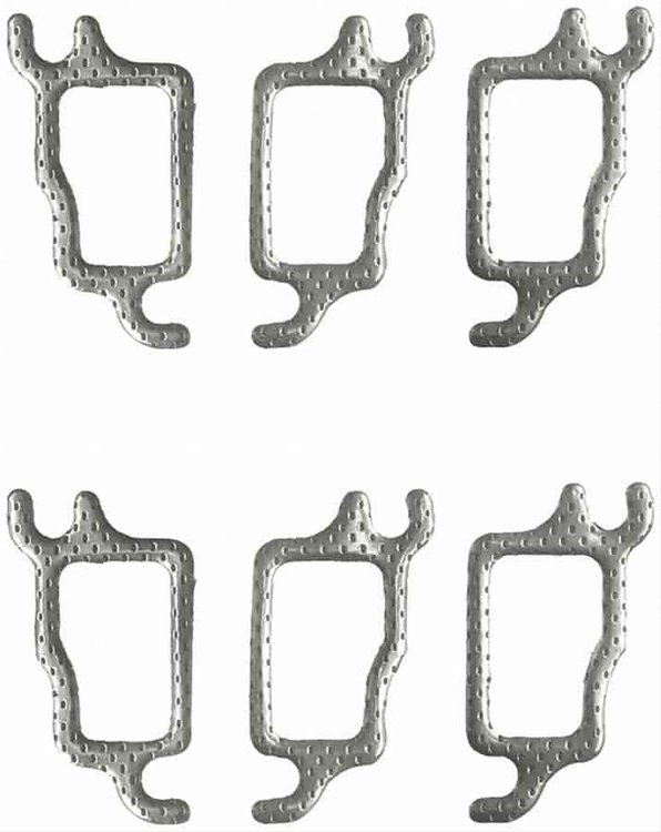 EXH MANIFOLD GASKET; 1978 GM V6 196CI 3.2L Buick; 1967-1964 GM V6 225CI 3.7L Buick; 1971-1966 JEE L/