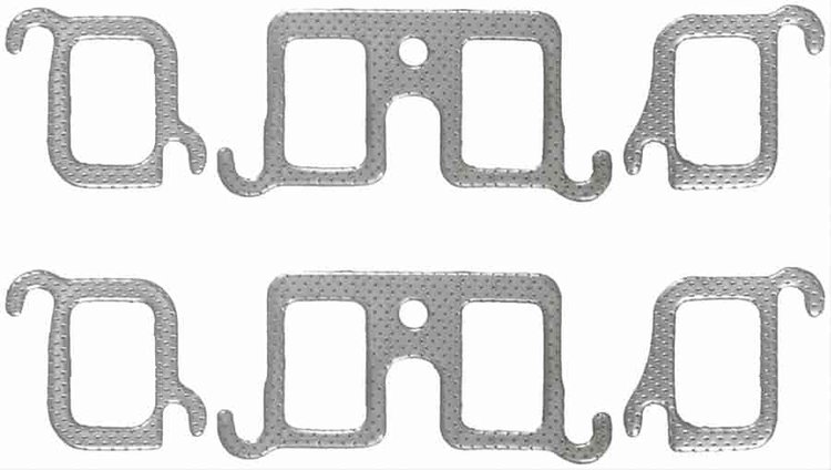 EXH MANIFOLD GASKET; 1969-1967 GM V8 400CI 6.6L Bore 4.0400 Buick; 1969-1967 GM V8 430CI 7.0L Buick;