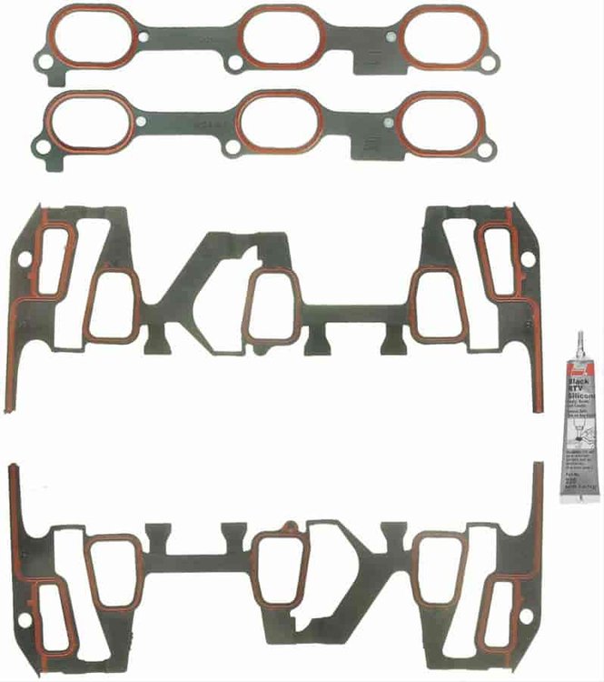 INTAKE MANIFOLD GASKET; 2003-1999 GM V6 189CI 3.1L Chevrolet; 2003-1999 GM V6 207CI 3.4L OHV 12 Valv