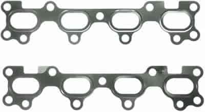 EXH MANIFOLD GASKET; 1994-1991 FO L4 1597cc 1.6L DOHC 16 Valve; 1997-1995 KIA L4 1597cc 1.6L DOHC 16