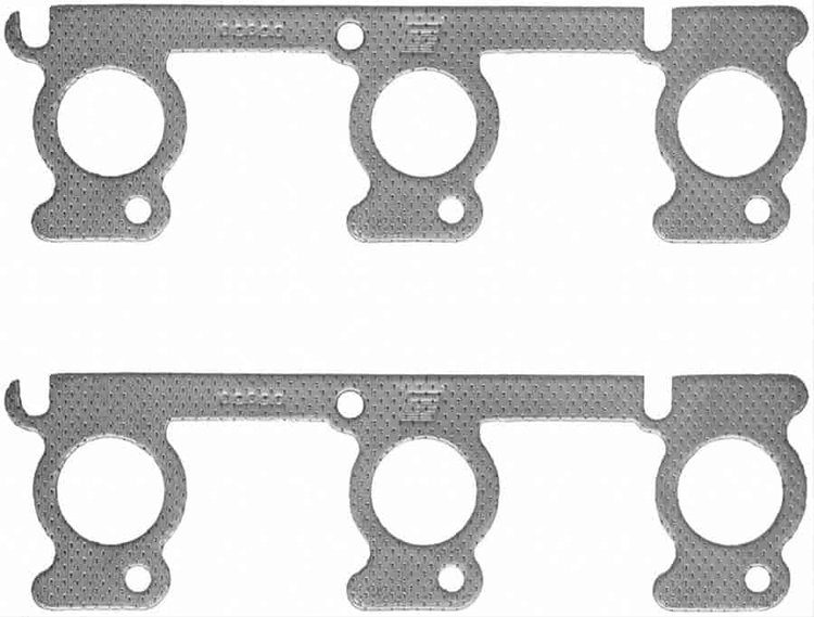 EXH MANIFOLD GASKET; 2004-1999 FO V6 232CI 3.8L; 2003-1996 FOT L/D V6 232CI 3.8L; 2004 FOT L/D V6 23