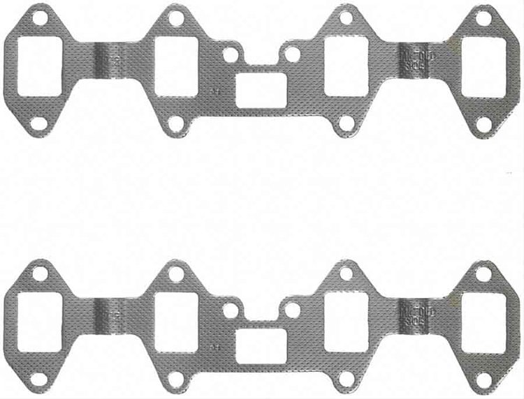 EXH MANIFOLD GASKET; 1977-1964 FOI V8 330CI 5.4L Heavy Duty; 1973-1964 FOT H/D V8 330CI 5.4L Heavy D