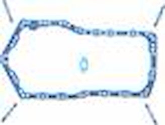 OIL PAN SET; 1985 GM V6 181CI 3.0L Buick; 1988-1985 GM V6 181CI 3.0L Buick; 1993-1989 GM V6 204CI 3.