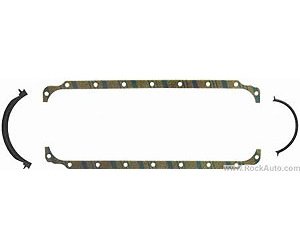 Replacement Oil Pan Gasket Premium Molded Rubber Multipiece