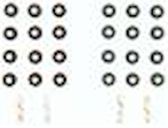 VALVE STEM SEAL SET; 1996-1995 CHR V6 2972cc 3.0L DOHC 24 Valve; 1999-1995 MI V6 2972cc 3.0L DOHC 24