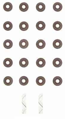 VALVE STEM SEAL SET 2002-1999 VOLVO L5 2.4L DOHC Eng. Int & Exh