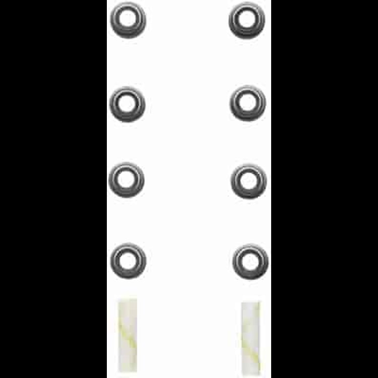 VALVE STEM SEAL SET; 1988-1980 TO L4 1452cc 1.5L SOHC 8 Valve; 1987-1983 TO L4 1587cc 1.6L SOHC 8 Va