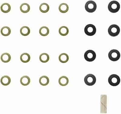 VALVE STEM SEAL SET; 1987-1983 FOT L/D V8 420CI 6.9L Diesel; 1987-1983 IH H/D V8 420CI 6.9L Diesel;