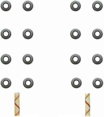 VALVE STEM SEAL SET; 1988 GM L4 1587cc 1.6L DOHC 16 Valve; 1992-1989 GM L4 1587cc 1.6L DOHC 16 Valve