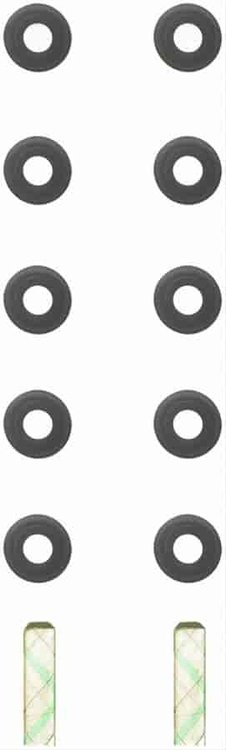 VALVE STEM SEAL SET 2003-1994 DT L/D V10 488CI 8.0L OHV 20 Valve