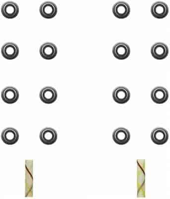 VALVE STEM SEAL SET; 1993-1988 TO L4 1998cc 2.0L DOHC Turbo 16 Valve; 1996-1991 TOT L/D L4 2438cc 2.