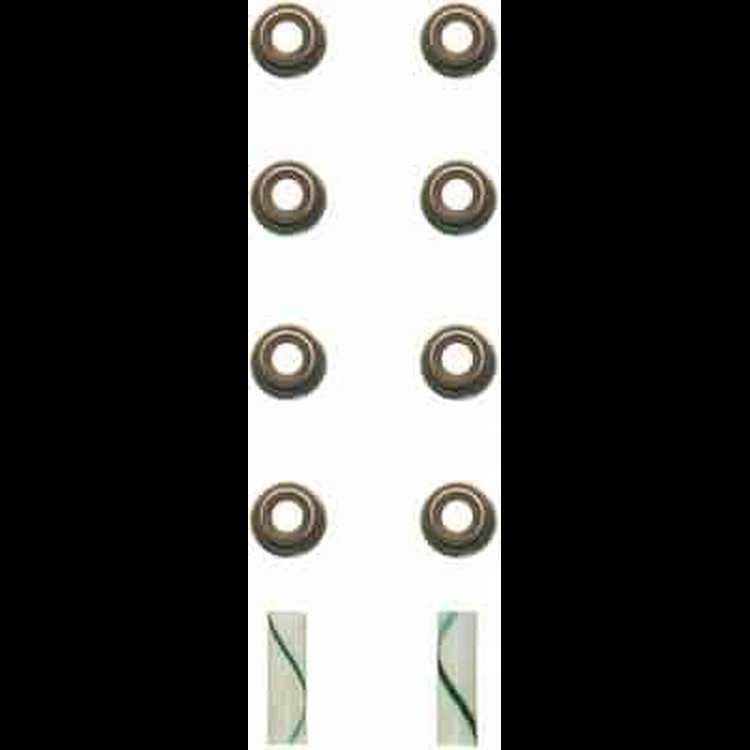 VALVE STEM SEAL SET; 1989-1988 IS L4 2254cc 2.3L SOHC; 1995-1986 IST L/D L4 2254cc 2.3L SOHC; 1997-1