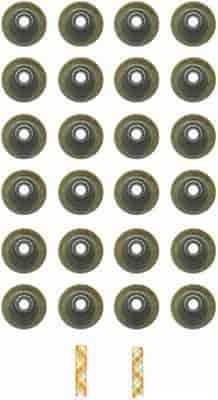 VALVE STEM SEAL SET; 2002-1995 FO V6 155CI 2.5L DOHC 24 Valve; 2001-2000 MZT L/D V6 155CI 2.5L DOHC