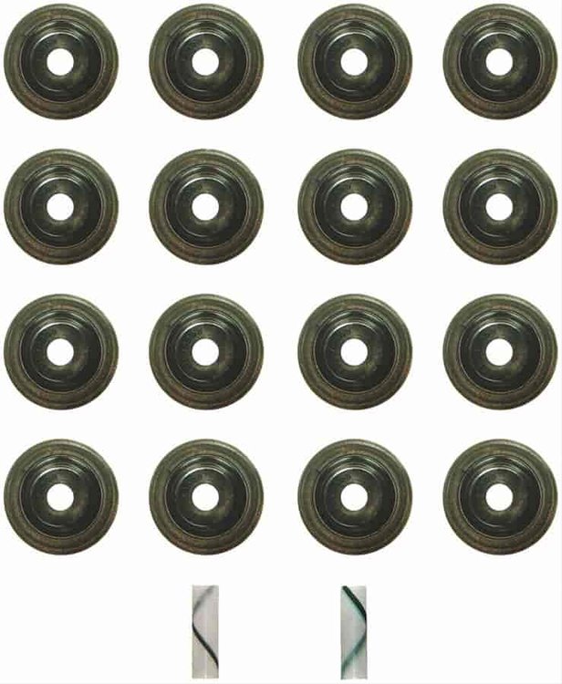 VALVE STEM SEAL SET; 2003-1994 FOI V8 444CI 7.3L Turbo-Diesel DI; 2003-1994 FOT L/D V8 444CI 7.3L Tu