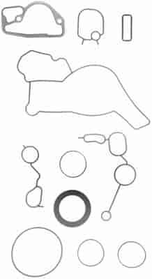 TIMING COVER GASKET SET; 1995-1994 FOI V8 444CI 7.3L Turbo-Diesel DI; 1995-1994 FOT L/D V8 444CI 7.3