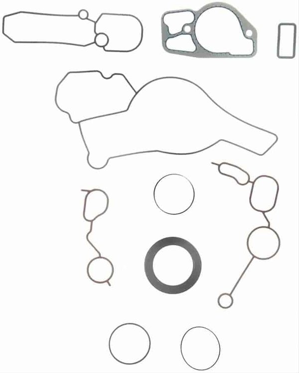 TIMING COVER GASKET SET; 1999-1996 FOI V8 444CI 7.3L Turbo-Diesel DI; 1999-1996 FOT L/D V8 444CI 7.3