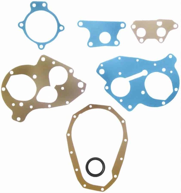 TIMING COVER GASKET SET; 1942-1937 GM L6 216.5CI 3.5L Chevrolet; 1953-1946 GM L6 216.5CI 3.5L Chevro