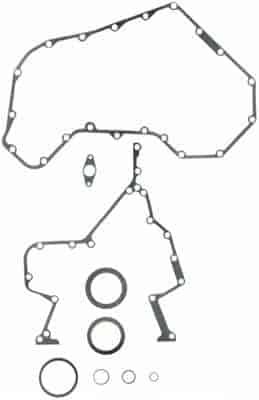 TIMING COVER GASKET SET; CUM L6 359CI 5.9L Diesel; CAS L6 359CI 5.9L Turbo-Diesel 12 Valve; CUM L6 3