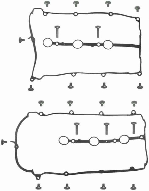 VALVE COVER GASKET SET 1995-1993 FO V6 2497cc 2.5L DOHC 24 Valve 2002-1993 MZ V6 2497cc 2.5L DOHC 24 Valve