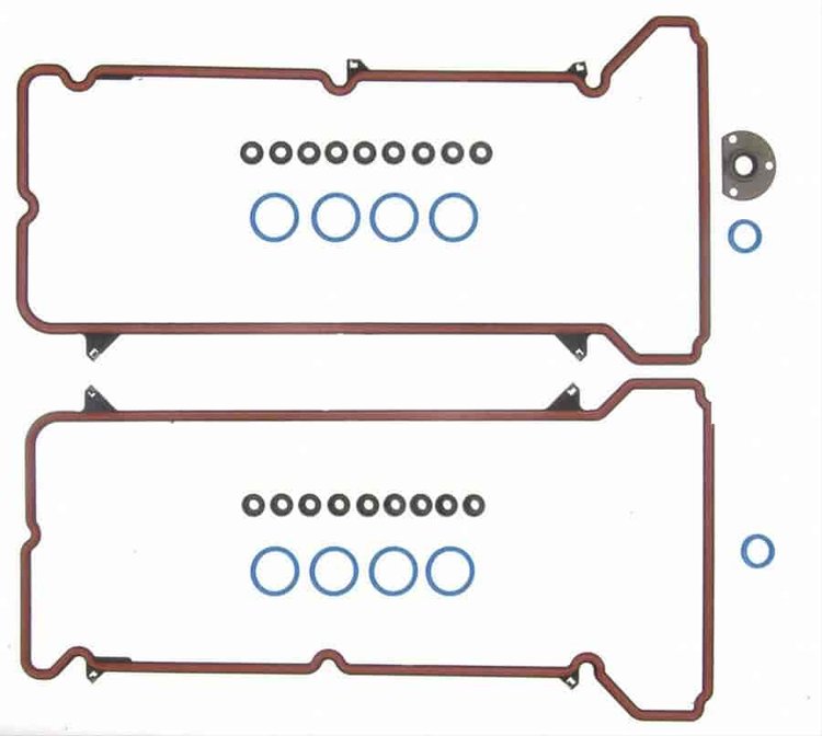 Molded Rubber Valve Cover Gasket Set for 2000-2011 Buick, Cadillac, Oldsmobile, Pontiac, and Shelby V8 Vehicles