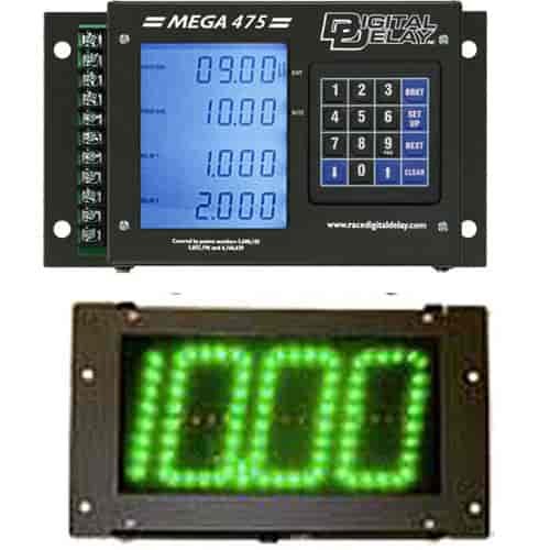 Mega 475 Digital Delay Box Black Case
