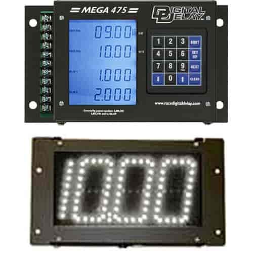 Mega 475 Digital Delay Box Black Case