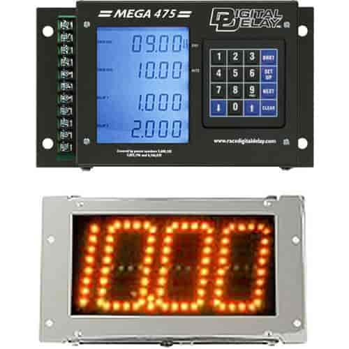 Mega 475 Digital Delay Box Black Case