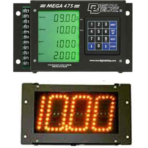 Mega 475 Digital Delay Box Black Case