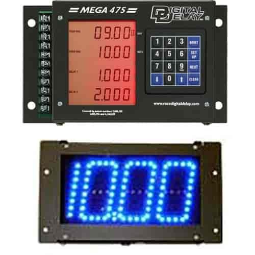 Mega 475 Digital Delay Box Black Case