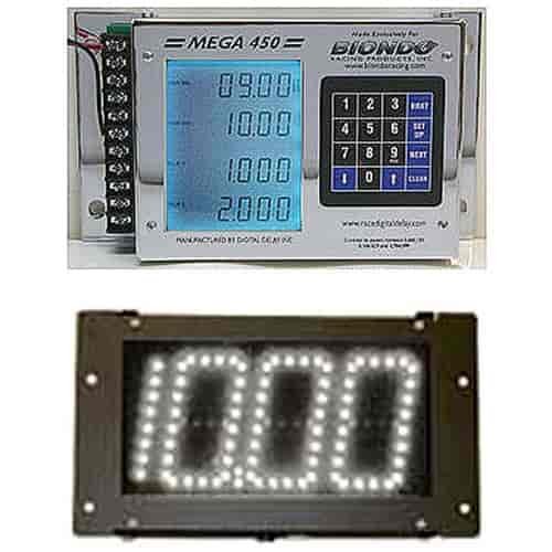 Mega 475 Digital Delay Box Chrome Case