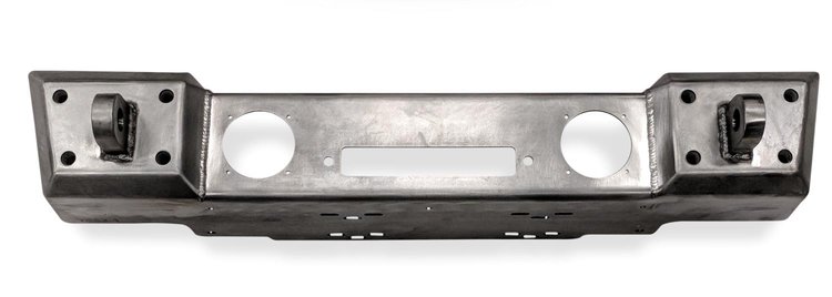 Predator-Series Front Bumper fits Select Late-Model Jeep Wrangler JL and Jeep Gladiator JT - Bare Steel Finish