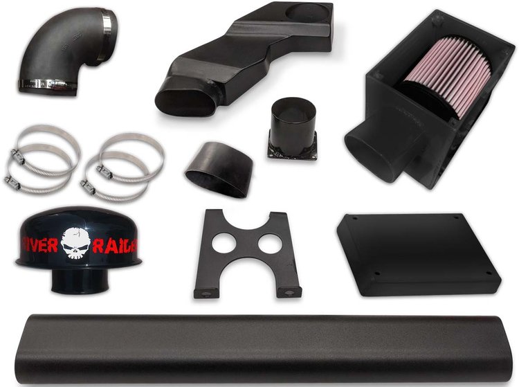 Expedition Snorkel Kit fits Select Late-Model Jeep Wrangler JL/JLU 2.0L and Jeep Gladiator JT 2.0L - Black Texture Finish