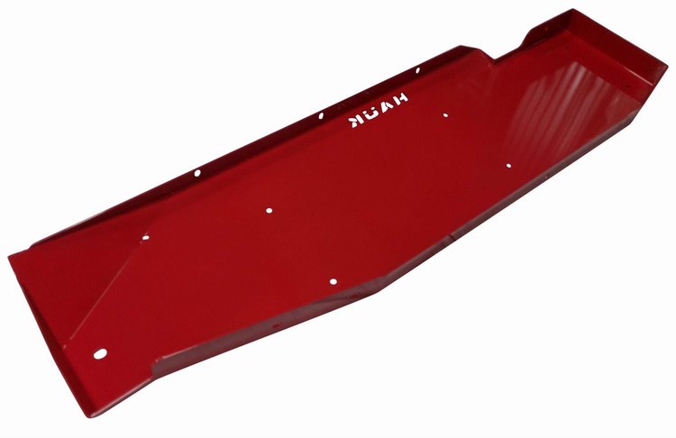 Gas Tank Skid Plate fits Select Late-Model Jeep Wrangler JLU 4-Door - Bare Steel Finish